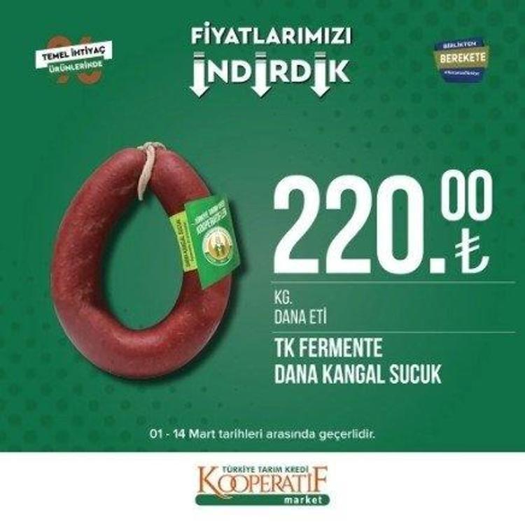 Tarım Kredi Markette Ramazan indirimi 13-31 Mart 2023 katalog yayınlandı 9 KG deterjan 104 TL, 5 LT Ayçiçek Yağı fiyatı indi