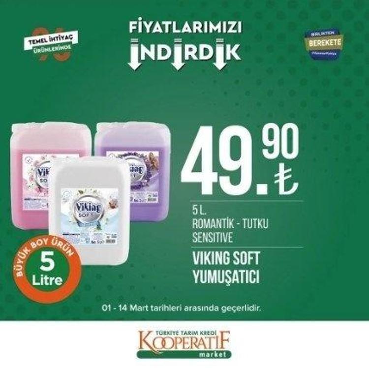Tarım Kredi Markette Ramazan indirimi 13-31 Mart 2023 katalog yayınlandı 9 KG deterjan 104 TL, 5 LT Ayçiçek Yağı fiyatı indi