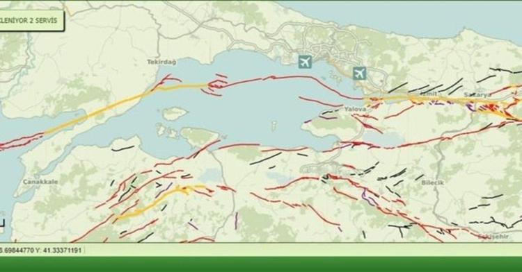 Tekirdağ deprem riski haritası Tekirdağ deprem bölgesi mi, Çorlu’da deprem riski var mı Tekirdağ’dan fay hattı geçiyor mu
