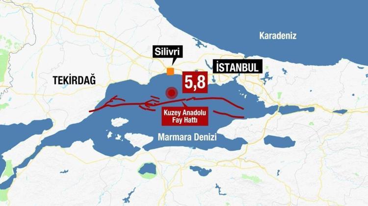 TEKİRDAĞ FAY HATTI HARİTASI