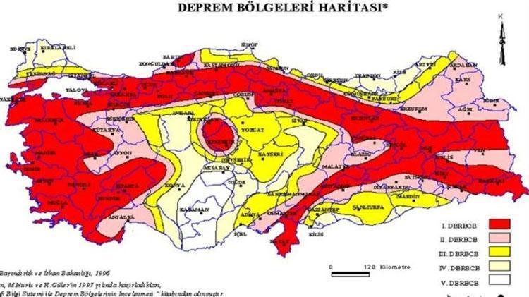 Tekirdağ deprem riski haritası Tekirdağ deprem bölgesi mi, Çorlu’da deprem riski var mı Tekirdağ’dan fay hattı geçiyor mu