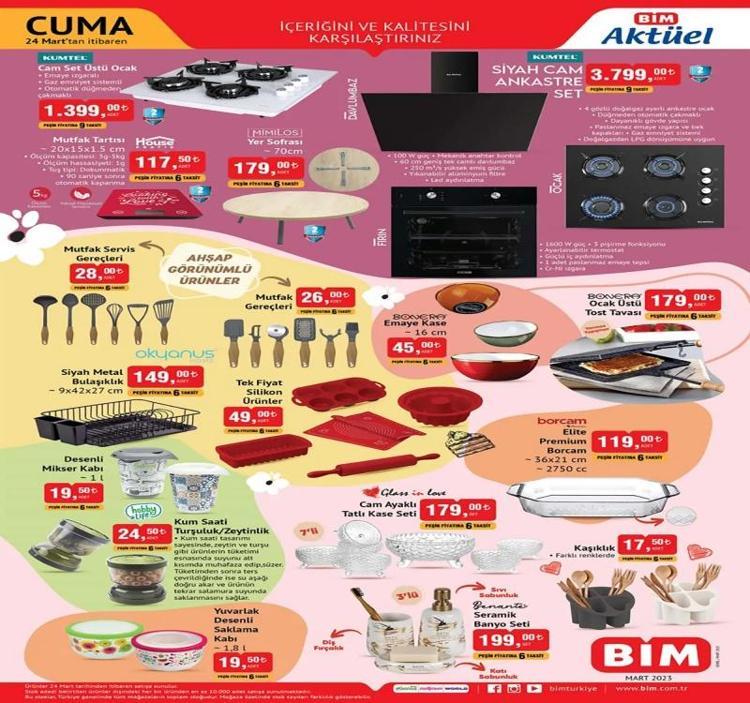 BİM 28 Mart aktüel katalog 2023 yayınlandı İftar için hurma ve tatlılar indirimler geldi