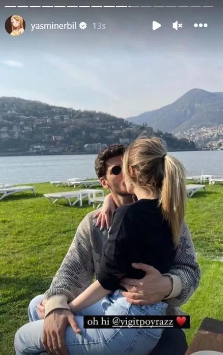 Yasmin Erbil ve Yiğit Poyrazdan aşk paylaşımı
