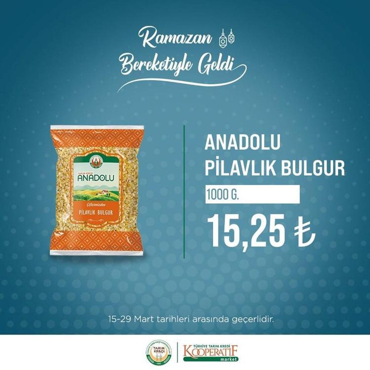 Tarım Kredi Kooperatifleri marketlerinde dev indirim Ramazan ayı boyunca sürecek
