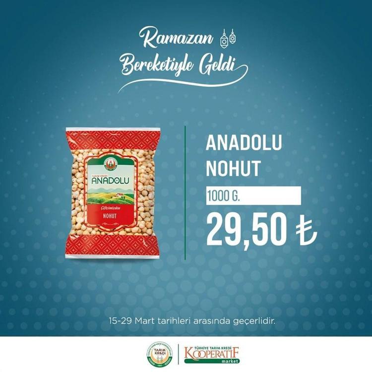 Tarım Kredi Kooperatifleri marketlerinde dev indirim Ramazan ayı boyunca sürecek