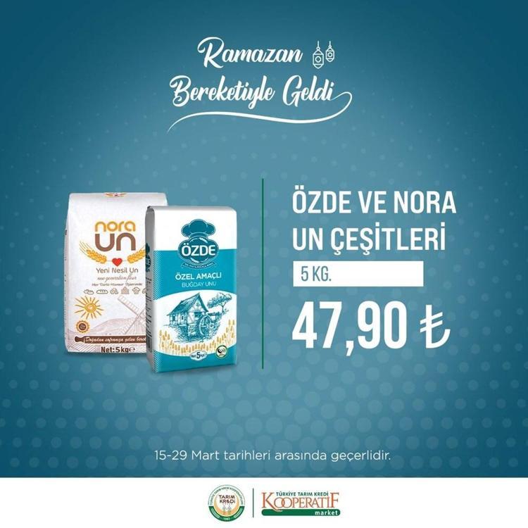 Tarım Kredi Kooperatifleri marketlerinde dev indirim Ramazan ayı boyunca sürecek