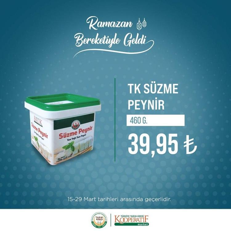 Tarım Kredi Kooperatifleri marketlerinde dev indirim Ramazan ayı boyunca sürecek