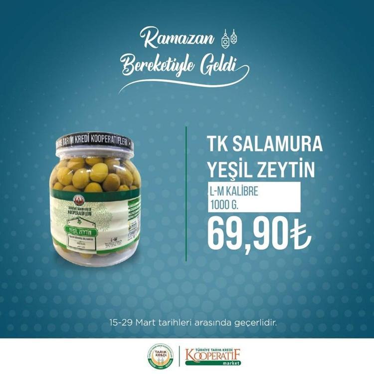 Tarım Kredi Kooperatifleri marketlerinde dev indirim Ramazan ayı boyunca sürecek