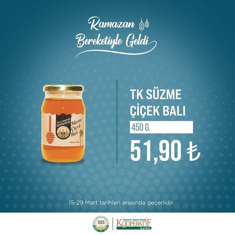 Tarım Kredi Kooperatifleri marketlerinde dev indirim Ramazan ayı boyunca sürecek