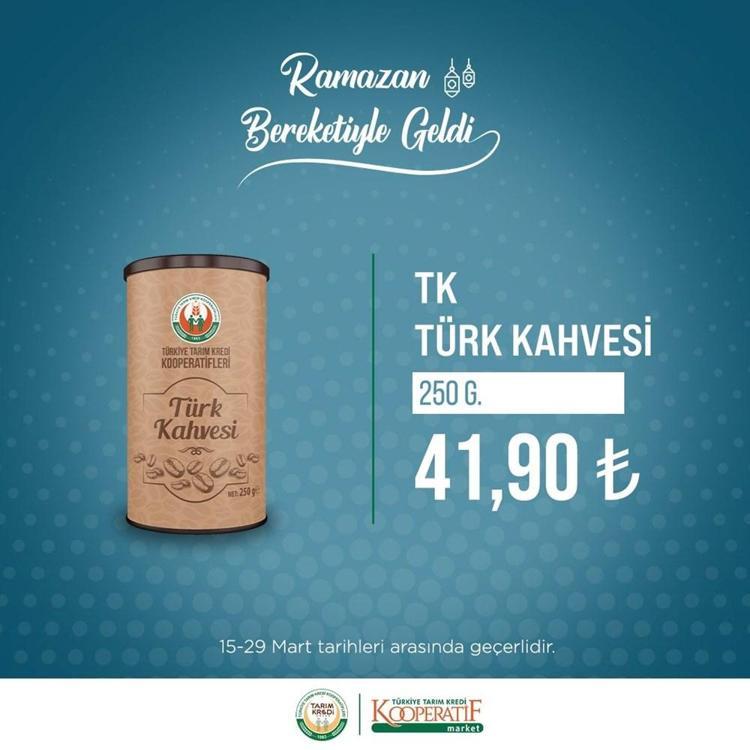 Tarım Kredi Kooperatifleri marketlerinde dev indirim Ramazan ayı boyunca sürecek
