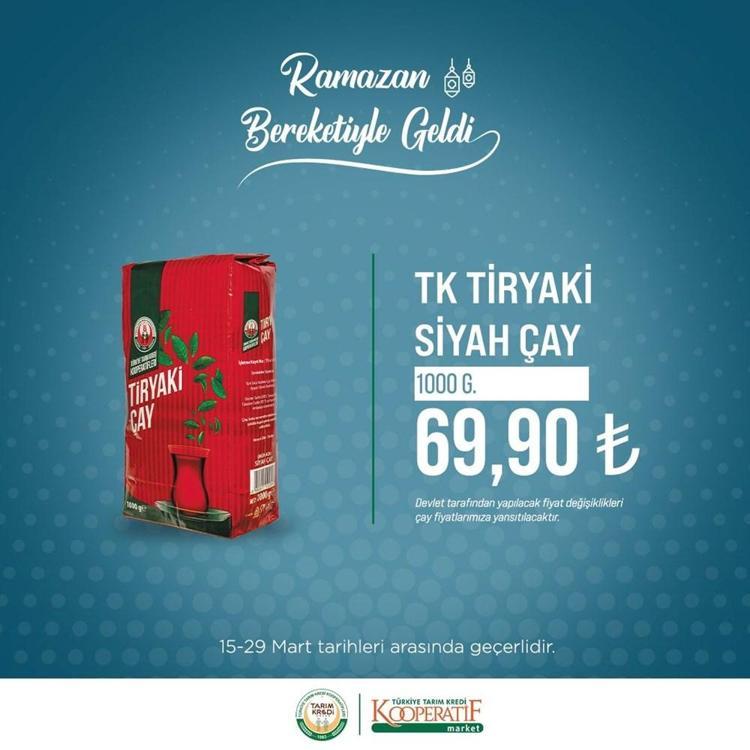 Tarım Kredi Kooperatifleri marketlerinde dev indirim Ramazan ayı boyunca sürecek