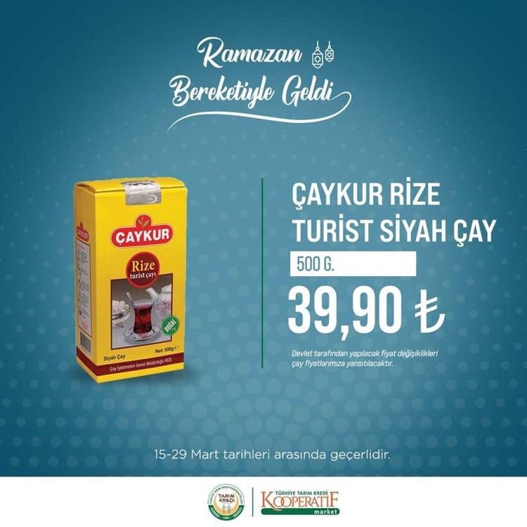Tarım Kredi Kooperatifleri marketlerinde dev indirim Ramazan ayı boyunca sürecek