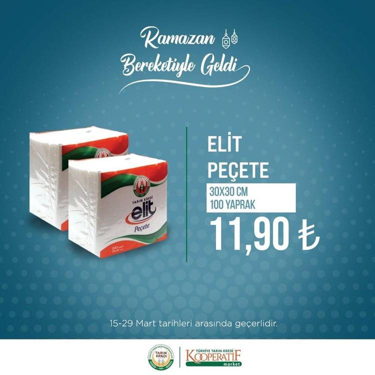 Tarım Kredi Kooperatifleri marketlerinde dev indirim Ramazan ayı boyunca sürecek