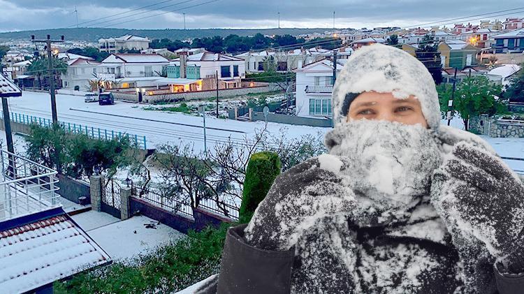 Şiddetli yağış başladı, yerler bembeyaz oldu Saat verildi, Meteoroloji il il son dakika açıkladı