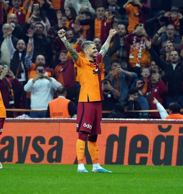 Mauro Icardi damga vurdu Galatasarayda Radamel Falcaodan sonra bir ilk