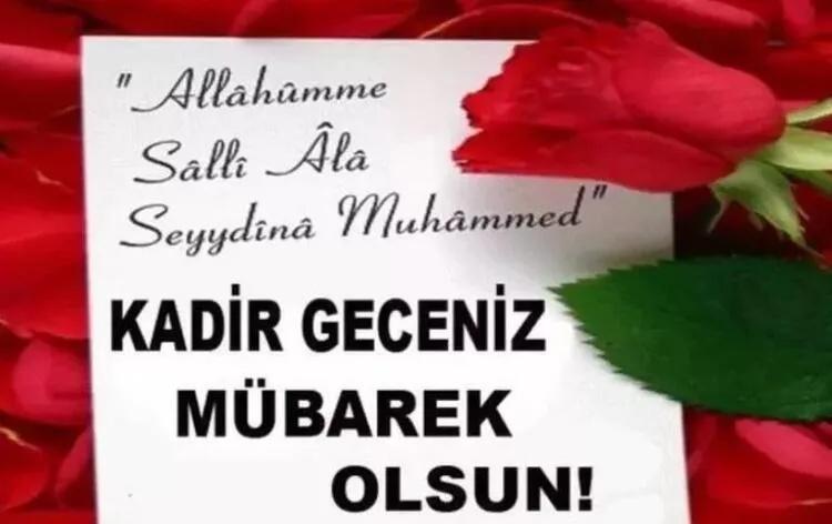 Kadir geceniz mübarek olsun mesajları ve kadir gecesi sözleri Kısa uzun seçenekli hadisli ayetli yeni anlamlı en güzel resimli kadir gecesi mesajları