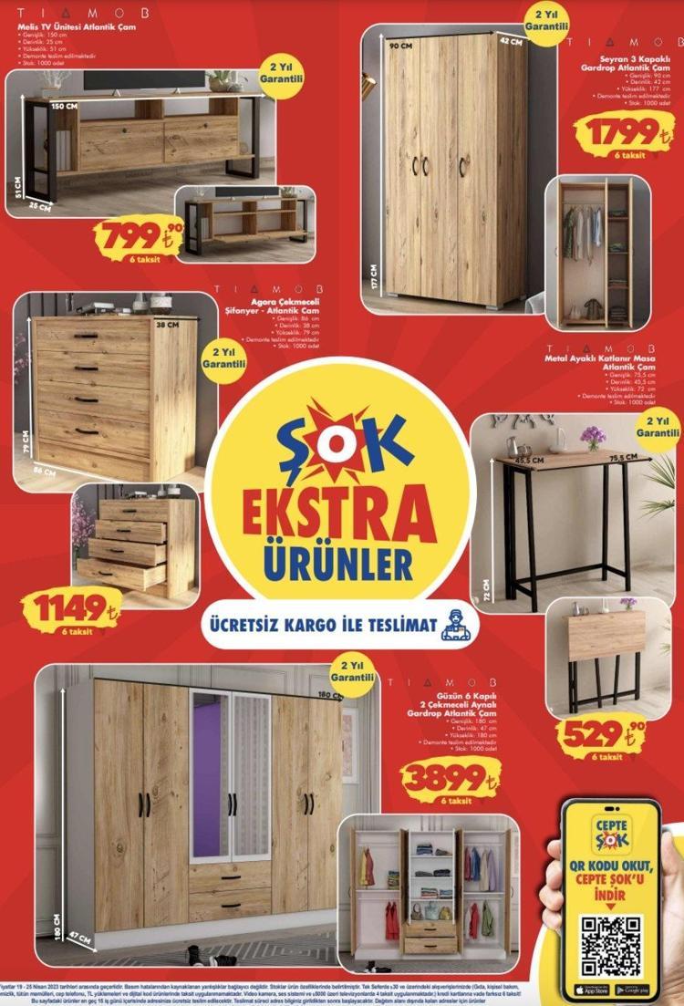 ŞOK 20 Nisan-30 Mayıs 2023 aktüel katalog yayınlandı Kafa bandlı kulaklık 199 TL... Kamp sandalyesi, mangal indirimli ne ararsan var