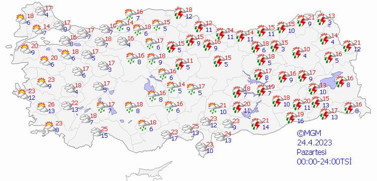 Meteorolojiden bayram için son dakika hava uyarısı Gök gürültülü yağış geliyor, iller belli oldu