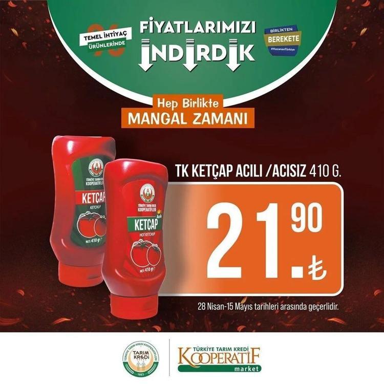 Tarım Kredi 3 mayıs -15 Mayıs 2023 aktüel katalog yayınlandı Ayçiçek Yağı ve bebek bezinde çılgın indirim geldi