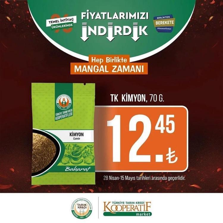 Tarım Kredi 3 mayıs -15 Mayıs 2023 aktüel katalog yayınlandı Ayçiçek Yağı ve bebek bezinde çılgın indirim geldi