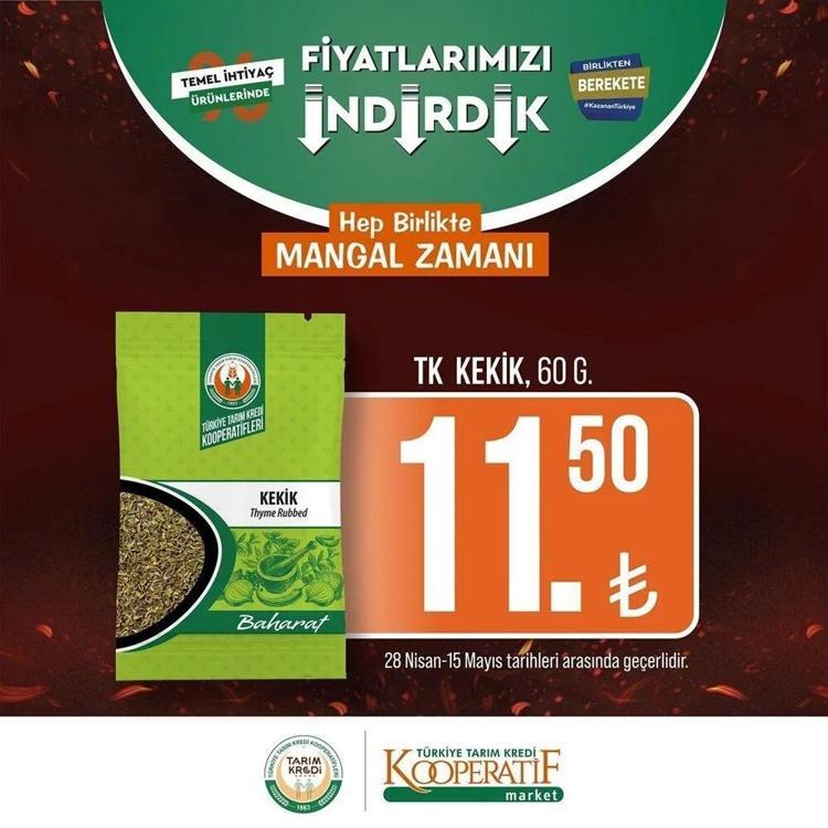 Tarım Kredi 3 mayıs -15 Mayıs 2023 aktüel katalog yayınlandı Ayçiçek Yağı ve bebek bezinde çılgın indirim geldi