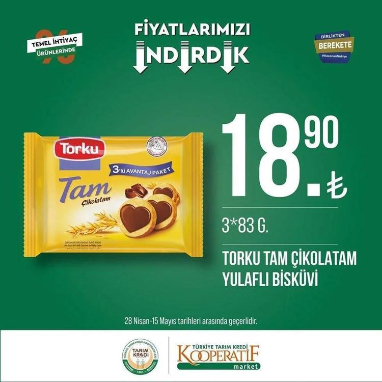 Tarım Kredi 3 mayıs -15 Mayıs 2023 aktüel katalog yayınlandı Ayçiçek Yağı ve bebek bezinde çılgın indirim geldi