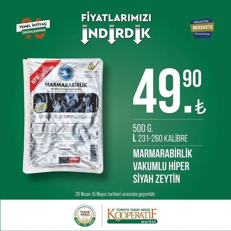 Tarım Kredi 3 mayıs -15 Mayıs 2023 aktüel katalog yayınlandı Ayçiçek Yağı ve bebek bezinde çılgın indirim geldi