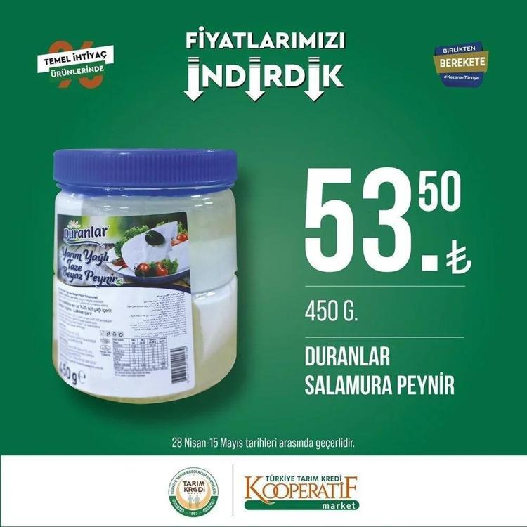 Tarım Kredi 3 mayıs -15 Mayıs 2023 aktüel katalog yayınlandı Ayçiçek Yağı ve bebek bezinde çılgın indirim geldi