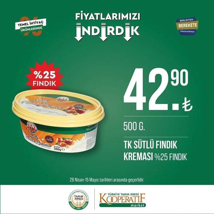Tarım Kredi 3 mayıs -15 Mayıs 2023 aktüel katalog yayınlandı Ayçiçek Yağı ve bebek bezinde çılgın indirim geldi