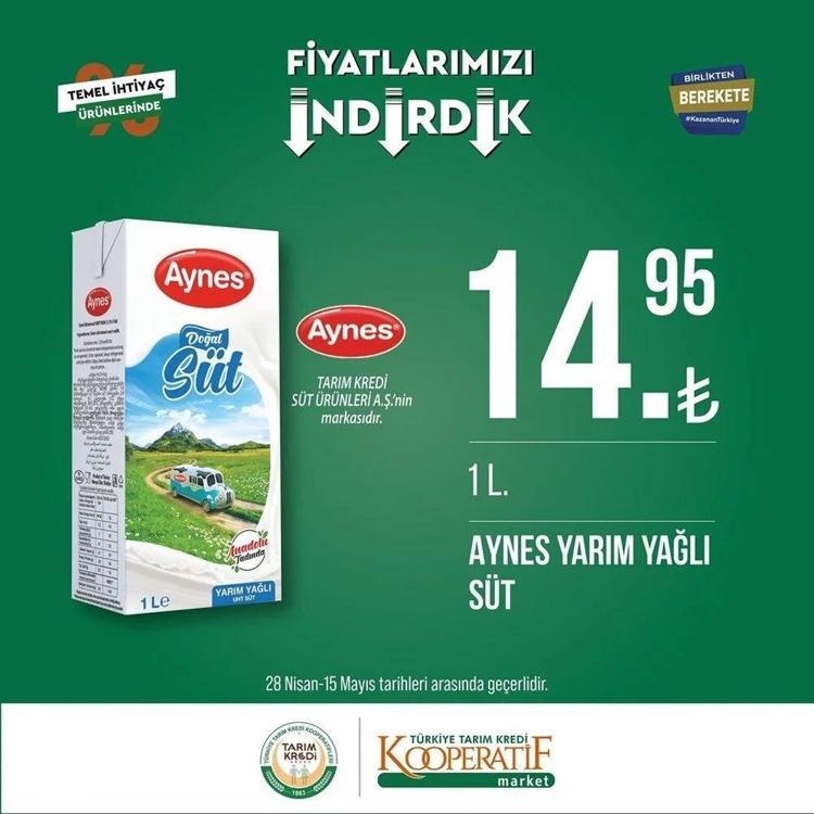 Tarım Kredi 3 mayıs -15 Mayıs 2023 aktüel katalog yayınlandı Ayçiçek Yağı ve bebek bezinde çılgın indirim geldi