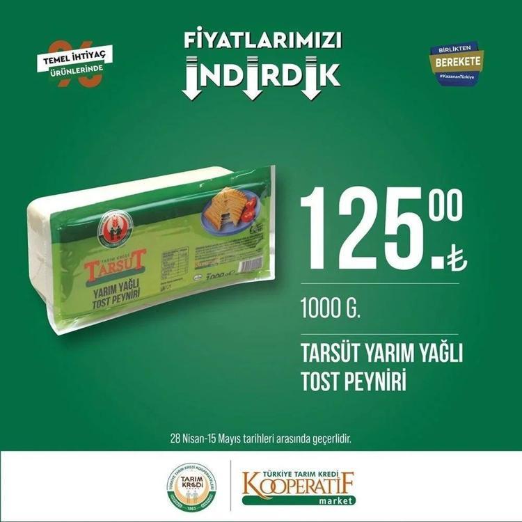 Tarım Kredi 3 mayıs -15 Mayıs 2023 aktüel katalog yayınlandı Ayçiçek Yağı ve bebek bezinde çılgın indirim geldi