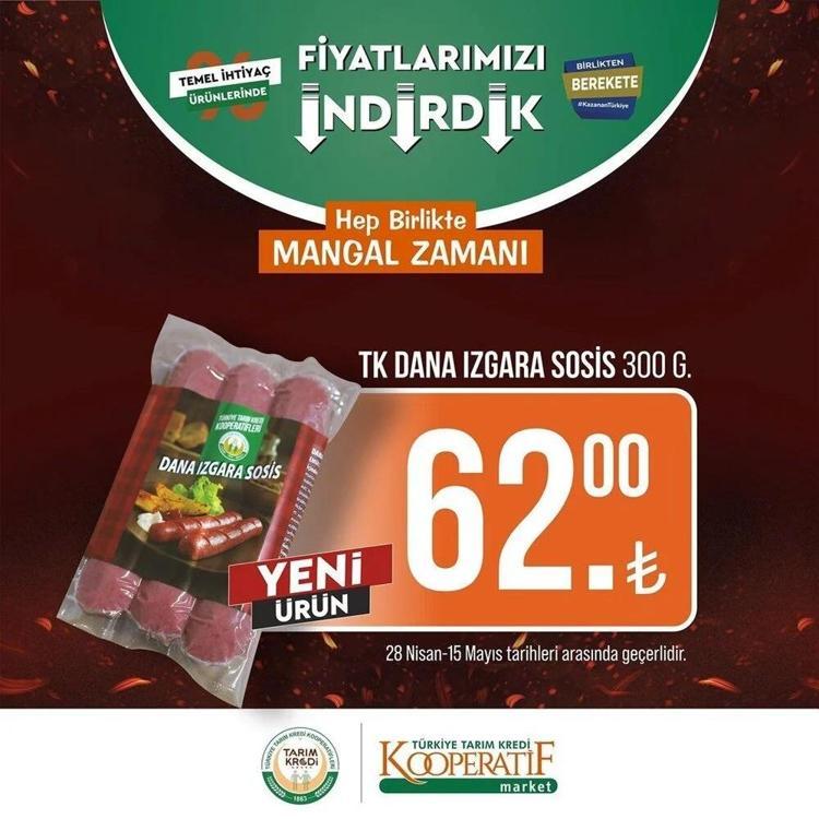 Tarım Kredi 3 mayıs -15 Mayıs 2023 aktüel katalog yayınlandı Ayçiçek Yağı ve bebek bezinde çılgın indirim geldi