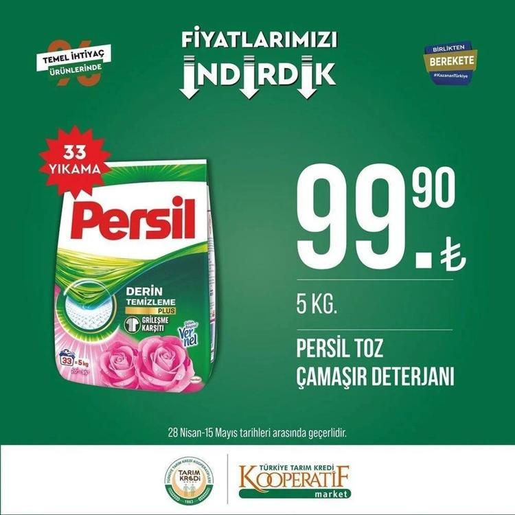 Tarım Kredi 3 mayıs -15 Mayıs 2023 aktüel katalog yayınlandı Ayçiçek Yağı ve bebek bezinde çılgın indirim geldi