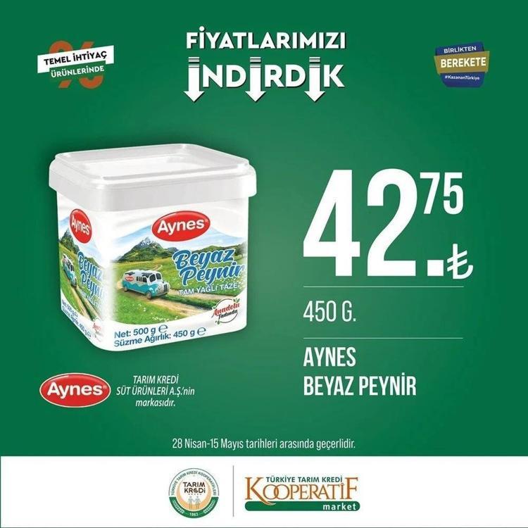 Tarım Kredi 3 mayıs -15 Mayıs 2023 aktüel katalog yayınlandı Ayçiçek Yağı ve bebek bezinde çılgın indirim geldi