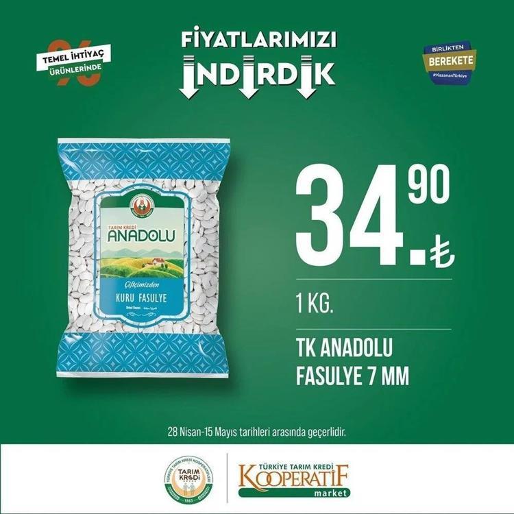 Tarım Kredi 3 mayıs -15 Mayıs 2023 aktüel katalog yayınlandı Ayçiçek Yağı ve bebek bezinde çılgın indirim geldi