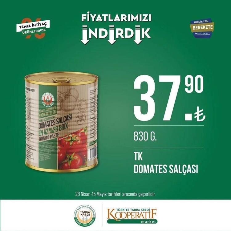 Tarım Kredi 3 mayıs -15 Mayıs 2023 aktüel katalog yayınlandı Ayçiçek Yağı ve bebek bezinde çılgın indirim geldi