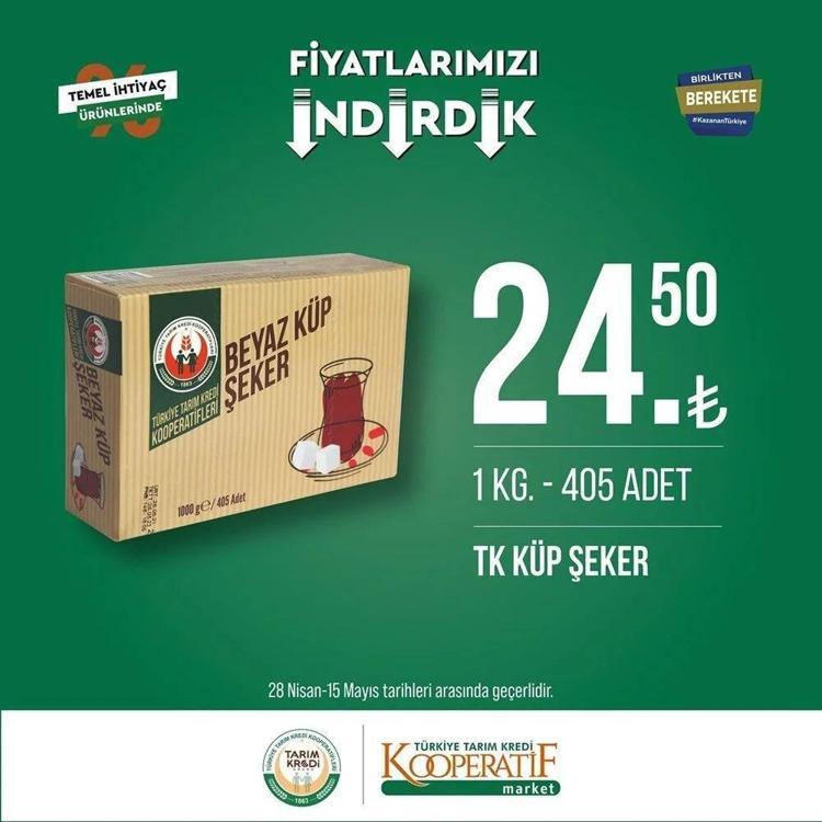 Tarım Kredi 3 mayıs -15 Mayıs 2023 aktüel katalog yayınlandı Ayçiçek Yağı ve bebek bezinde çılgın indirim geldi