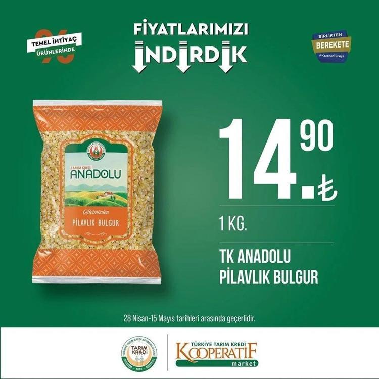 Tarım Kredi 3 mayıs -15 Mayıs 2023 aktüel katalog yayınlandı Ayçiçek Yağı ve bebek bezinde çılgın indirim geldi