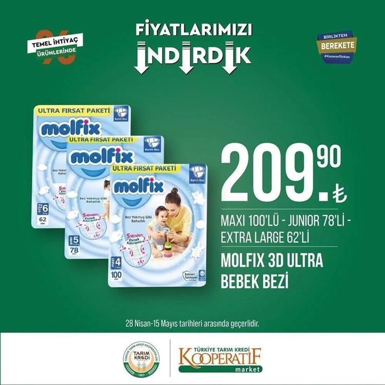 Tarım Kredi 3 mayıs -15 Mayıs 2023 aktüel katalog yayınlandı Ayçiçek Yağı ve bebek bezinde çılgın indirim geldi