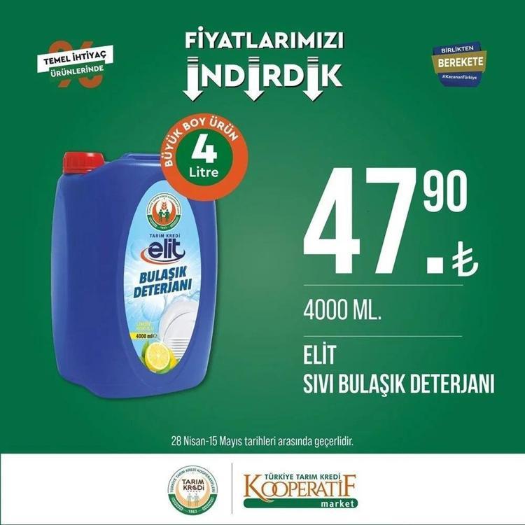 Tarım Kredi 3 mayıs -15 Mayıs 2023 aktüel katalog yayınlandı Ayçiçek Yağı ve bebek bezinde çılgın indirim geldi