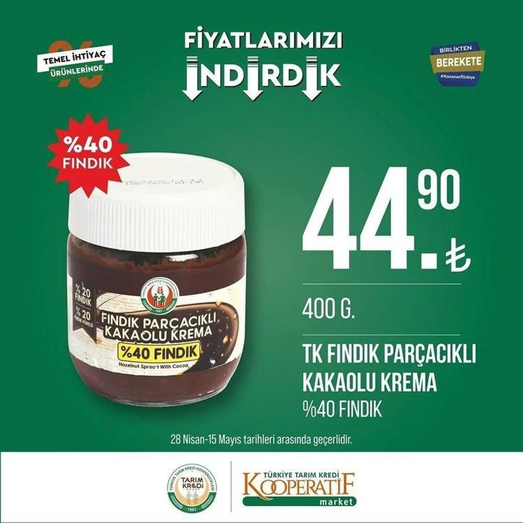 Tarım Kredi 3 mayıs -15 Mayıs 2023 aktüel katalog yayınlandı Ayçiçek Yağı ve bebek bezinde çılgın indirim geldi