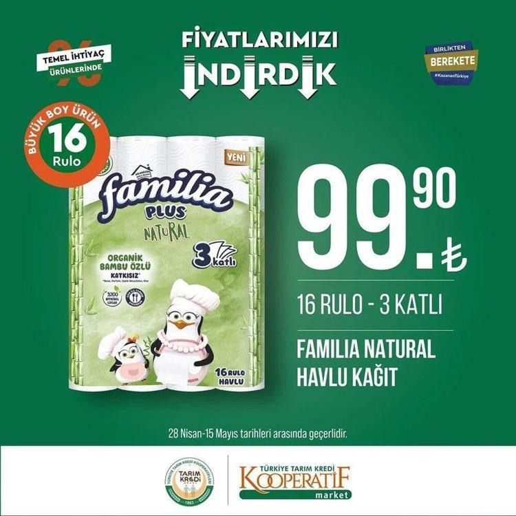 Tarım Kredi 3 mayıs -15 Mayıs 2023 aktüel katalog yayınlandı Ayçiçek Yağı ve bebek bezinde çılgın indirim geldi
