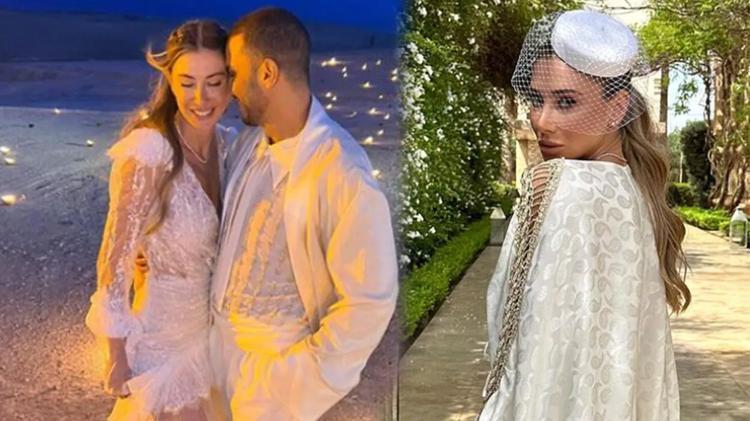 Fasta evlenen Şeyma Subaşı gelinliğiyle çok konuşuldu