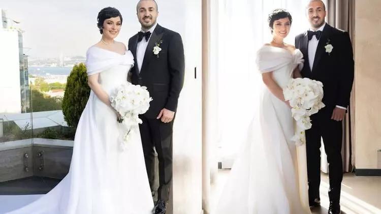 Ezgi Mola nikah sonrası paylaştı Gelinliğine yorum yağdı
