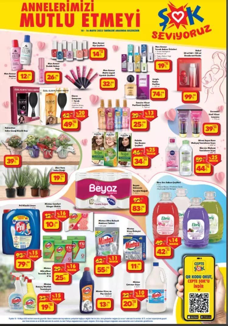 ŞOK 13-16 Mayıs aktüel katalog 2023 yayınlandı Anneler Gününe özel kahve makinesi 259 TL tava seti 199 TL Sürpriz liste var
