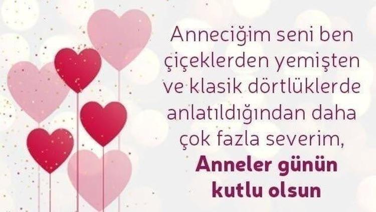 Erkek arkadaşın annesine Anneler Günü mesajları 2025 Müstakbel kayınvalideye Anneler Günü mesajları