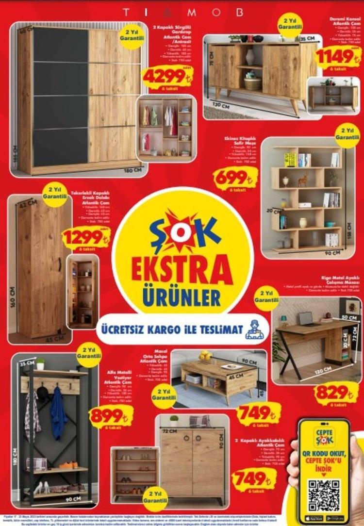 ŞOK 19-23 Mayıs aktüel katalog 2023 yayınlandı Kablosuz saç maşası 199 TL, kırışık giderici buharlı 299 TL Sürpriz liste...