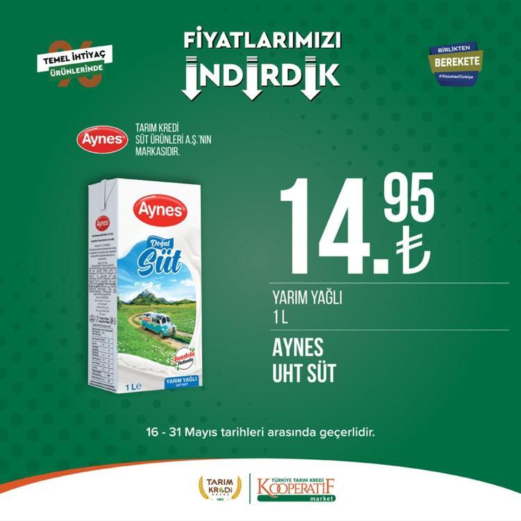 Tarım Market 28-31 Mayıs aktüel katalog 2023 yayınlandı Tarım kredi ayçiçek yağı fiyatı düştükçe düştü Sürpriz kampanya daha var