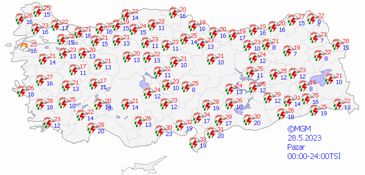 Meteoroloji haritasındaki şaşırtan görüntü 81 ilde başlayacak, kritik uyarı