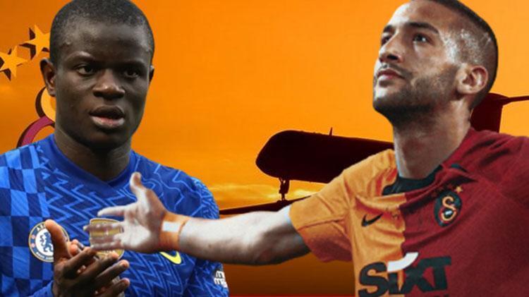 Galatasaray yılın 2 bombasını patlattı Kante ve Ziyech...